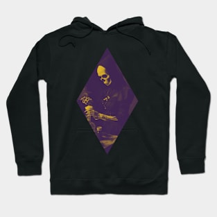 Gothic Kitchen Mistress: Spooky Skeleton Baking Art (Dark Illustration) Hoodie